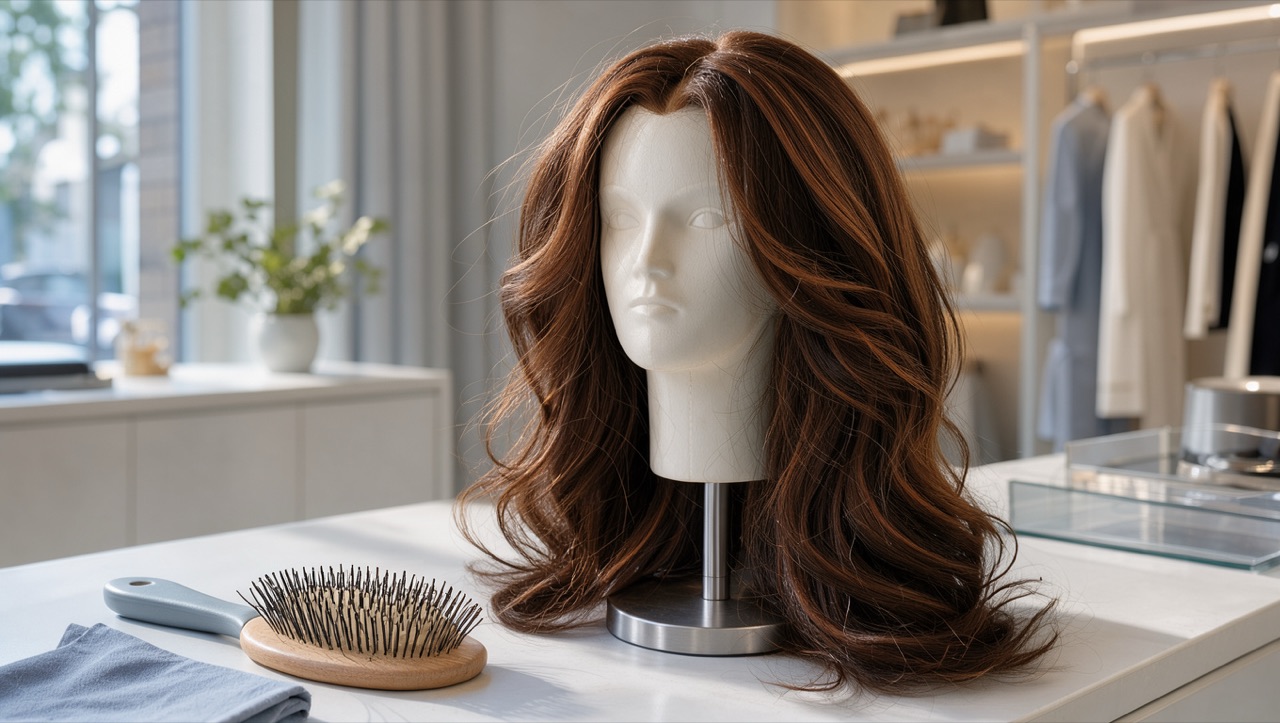 Peruka blond z naturalnych włosów
